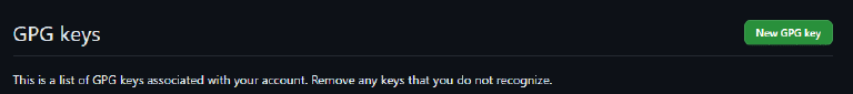 GitHub Keys